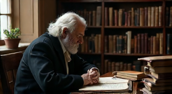 Ein Philosoph, der über die ethischen Implikationen nachdenkt (5/10)