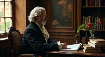 Ich bin Johann Wolfgang von Goethe, Dichter und Denker, 1749-1832, und reflektiere über Innovation (3/10)