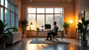 Innovatives Lichtdesign: Die Zukunft der Arbeitsplatzgestaltung durch Technologie und Ästhetik